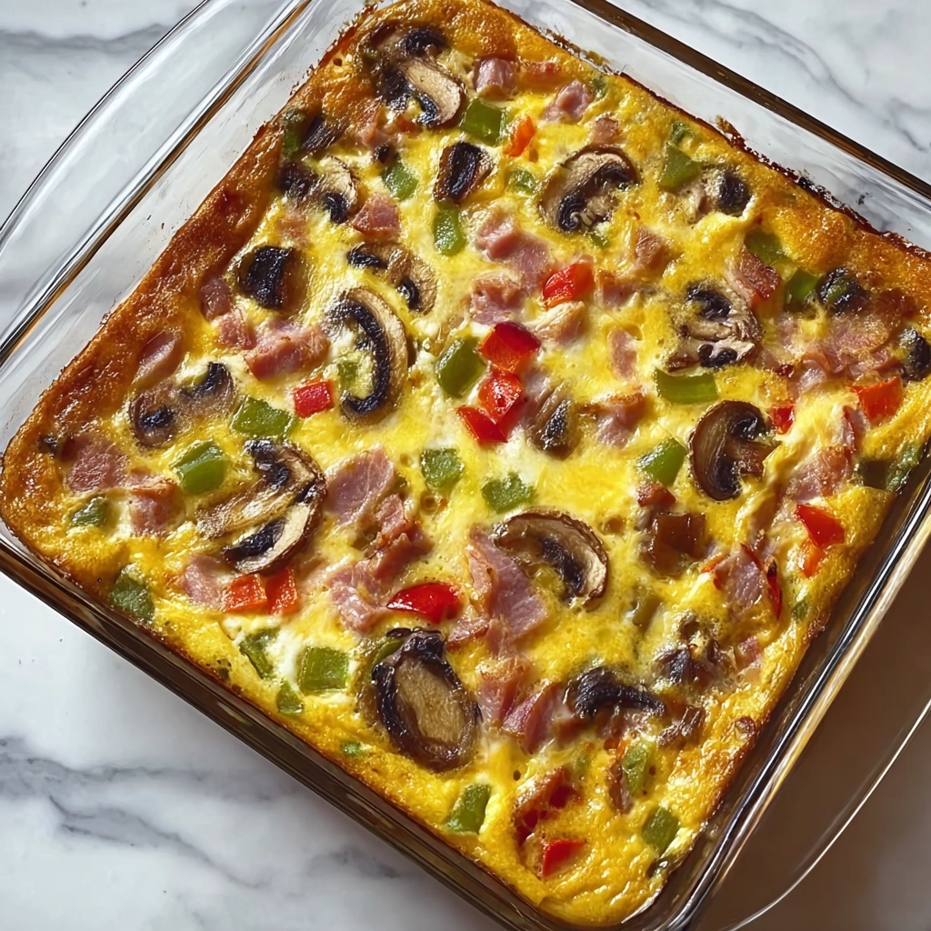 Cheesy Veggie Egg Bake Recipe - Recipe Image