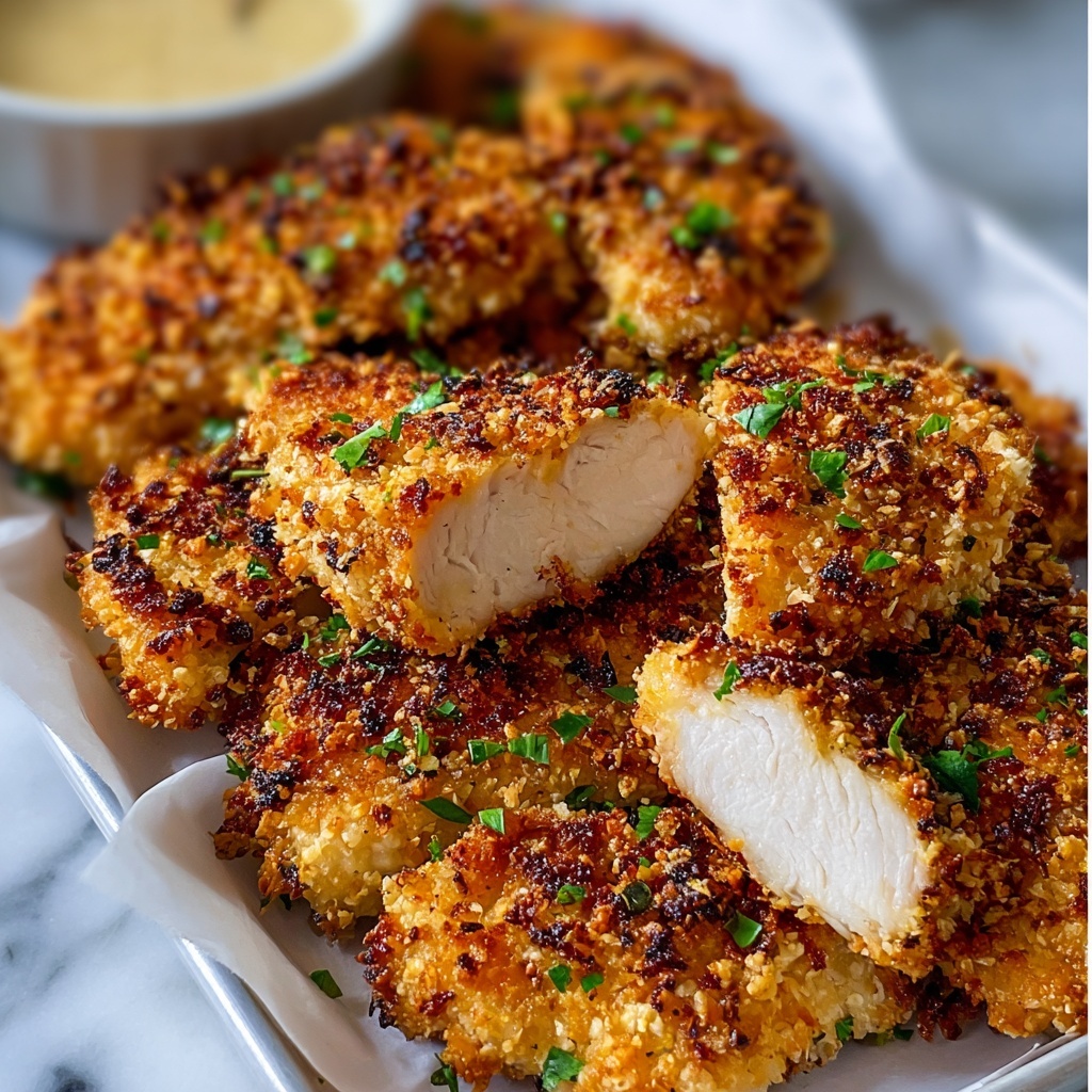 Crispy Baked Chicken Tenders Recipe - Recipe Image