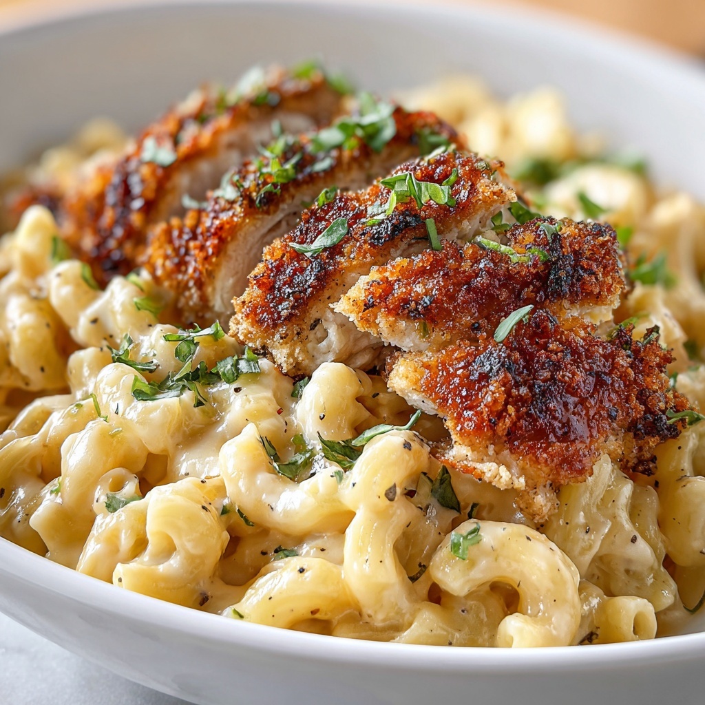 Honey Pepper Chicken Mac and Cheese Recipe - Recipe Image