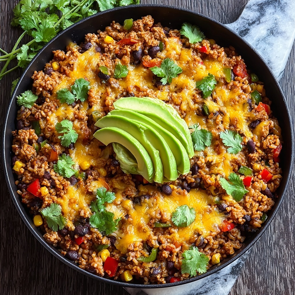 Taco Rice Skillet Recipe - Recipe Image