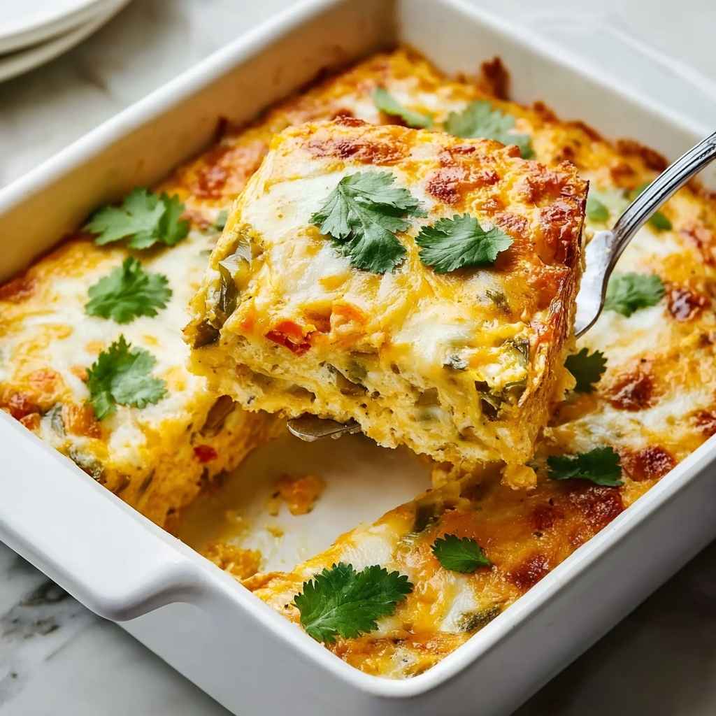 Delicious Chile Relleno Casserole Recipe - Recipe Image