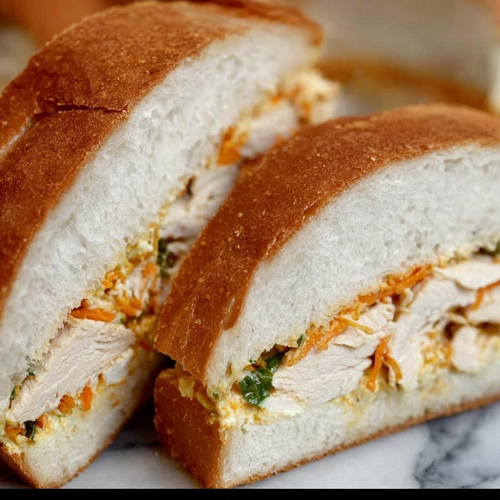 Chicken Stuffed French Bread Recipe - Recipe Image