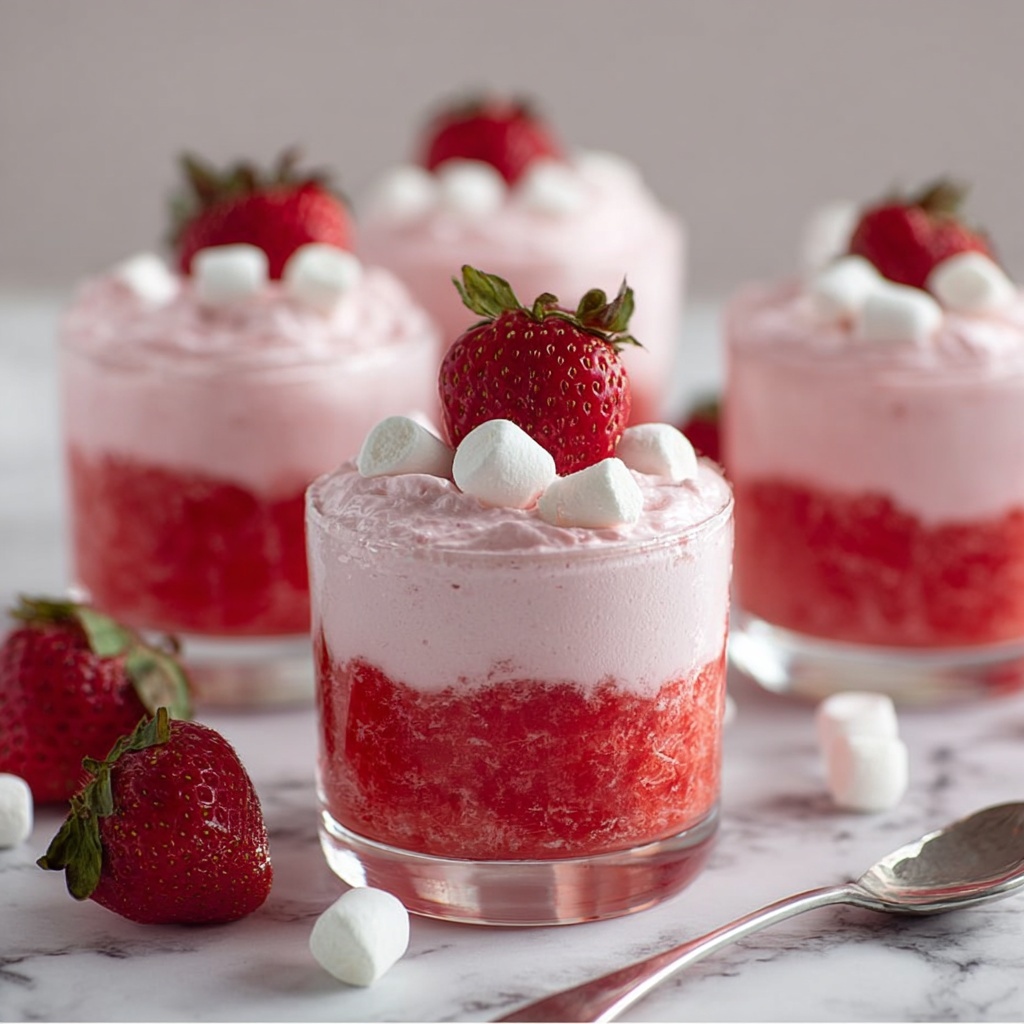 Easy Fresh Strawberry Mousse Recipe - Recipe Image