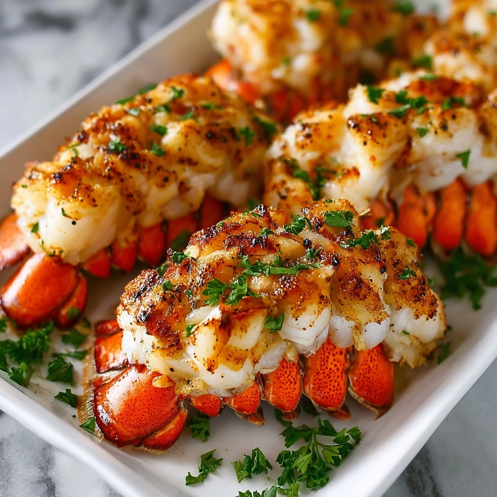 Garlic Butter Baked Lobster Tails Recipe - Recipe Image