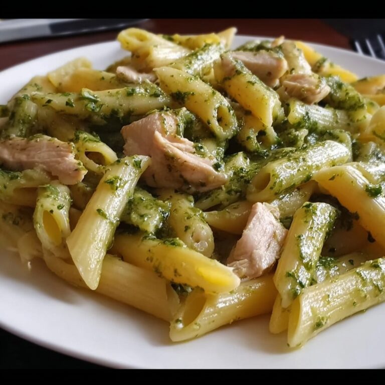 Penne with Chicken and Pesto Recipe
