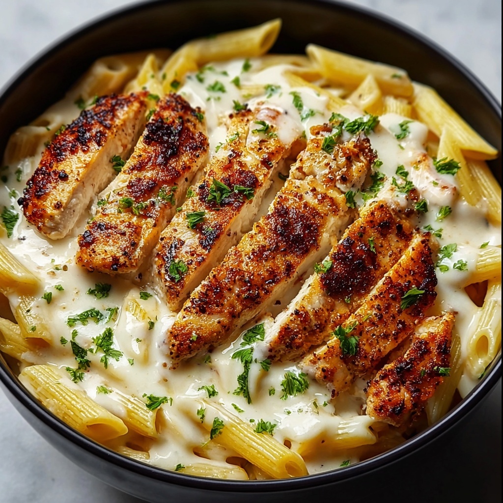 Crispy Chicken Alfredo Bliss Recipe - Recipe Image