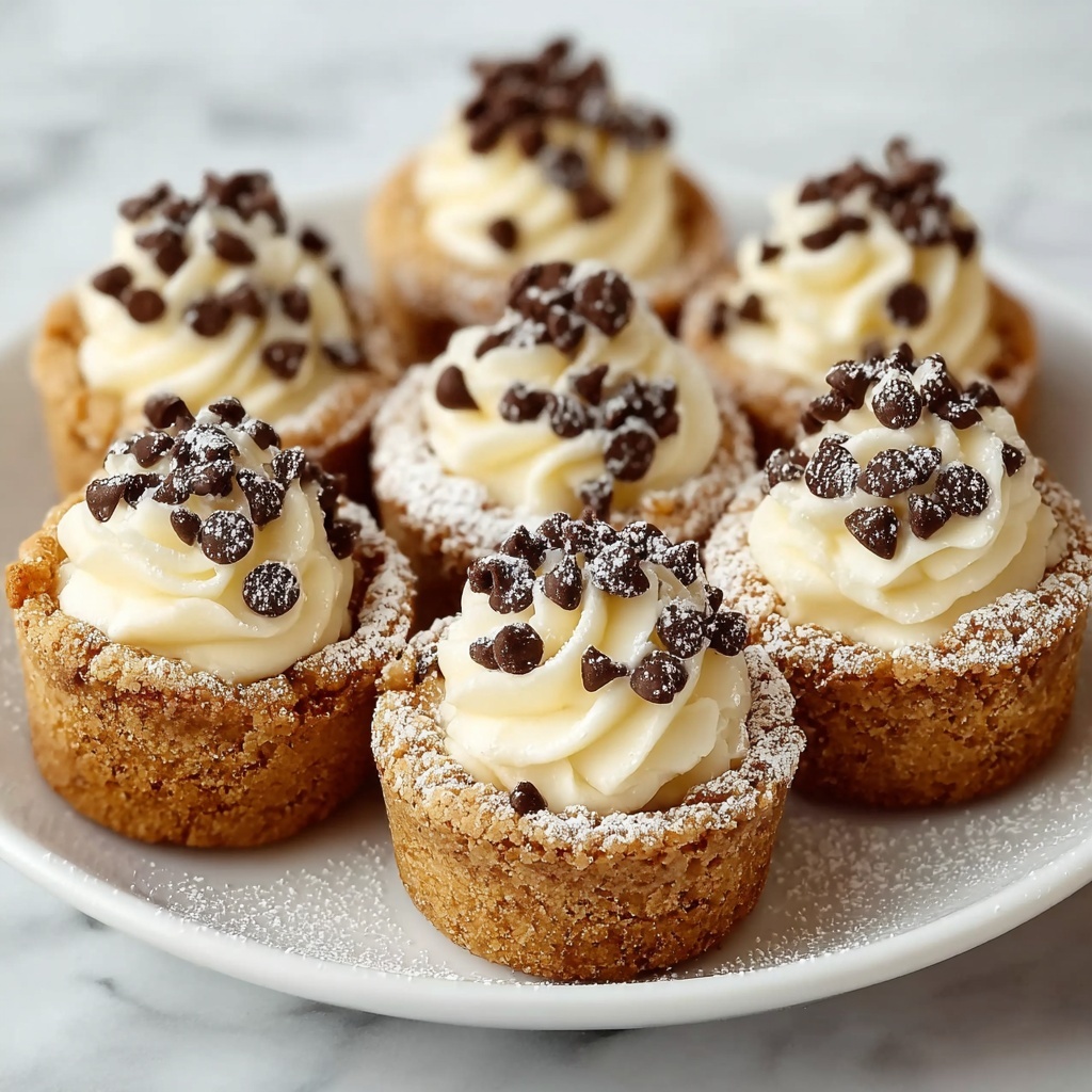 Cannoli Cookie Cups Recipe - Recipe Image
