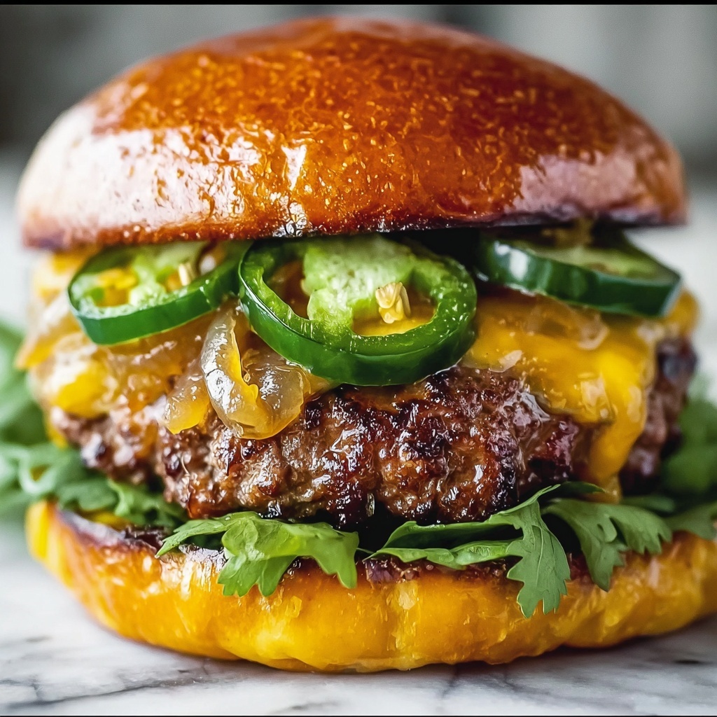Jalapeño-Onion Smash Burgers Recipe - Recipe Image