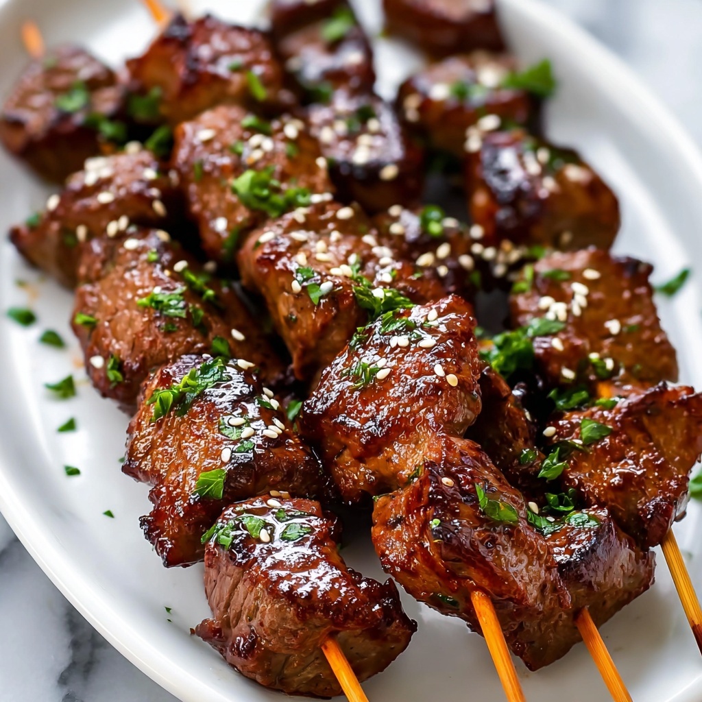 Beef Teriyaki Skewers Recipe - Recipe Image