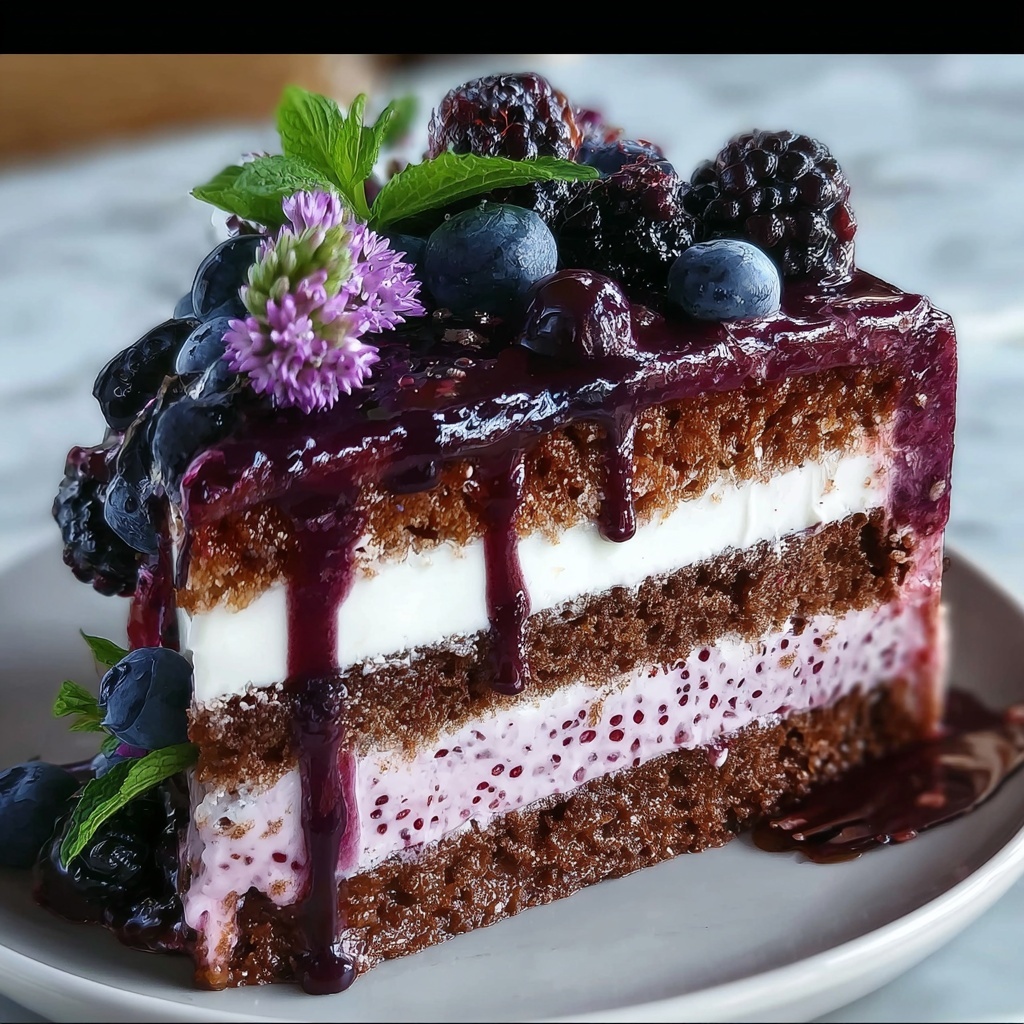 Blueberry Lavender Cake Recipe - Recipe Image