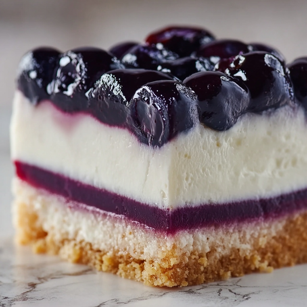 No-Bake Blueberry Cheesecake Recipe - Recipe Image
