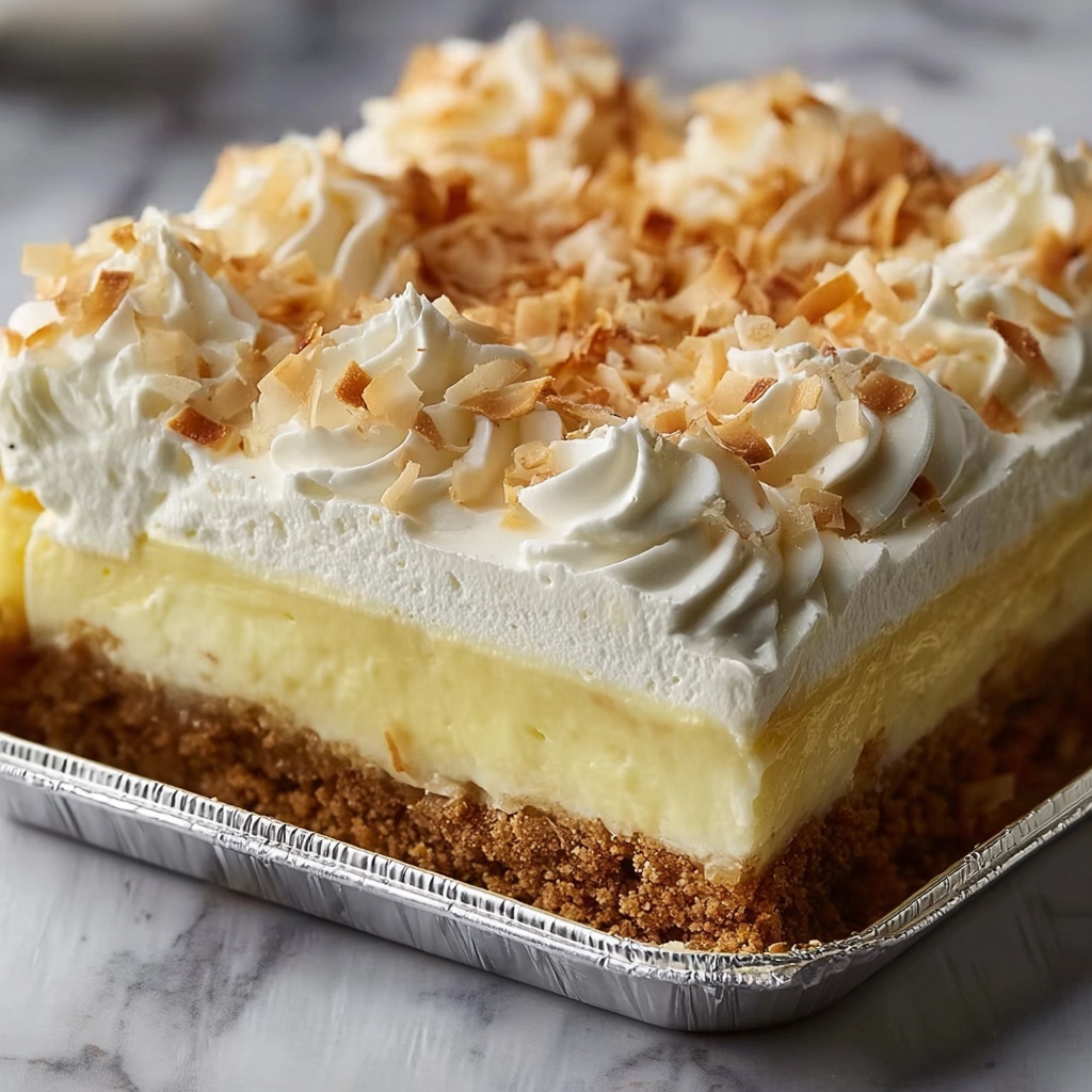 Coconut Cream Poke Cake Recipe - Recipe Image