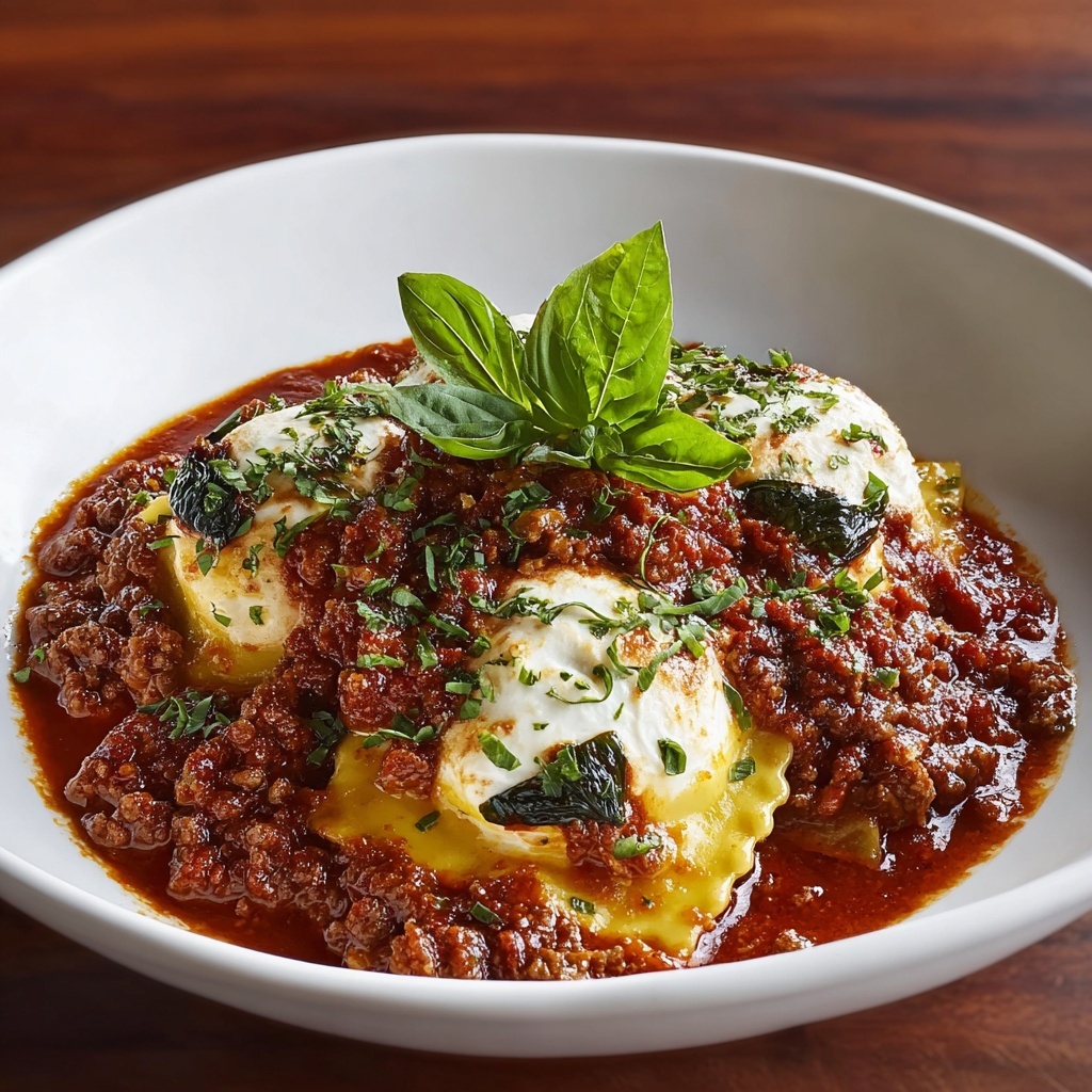 Savory Italian Baked Lasagna Soup Recipe - Recipe Image