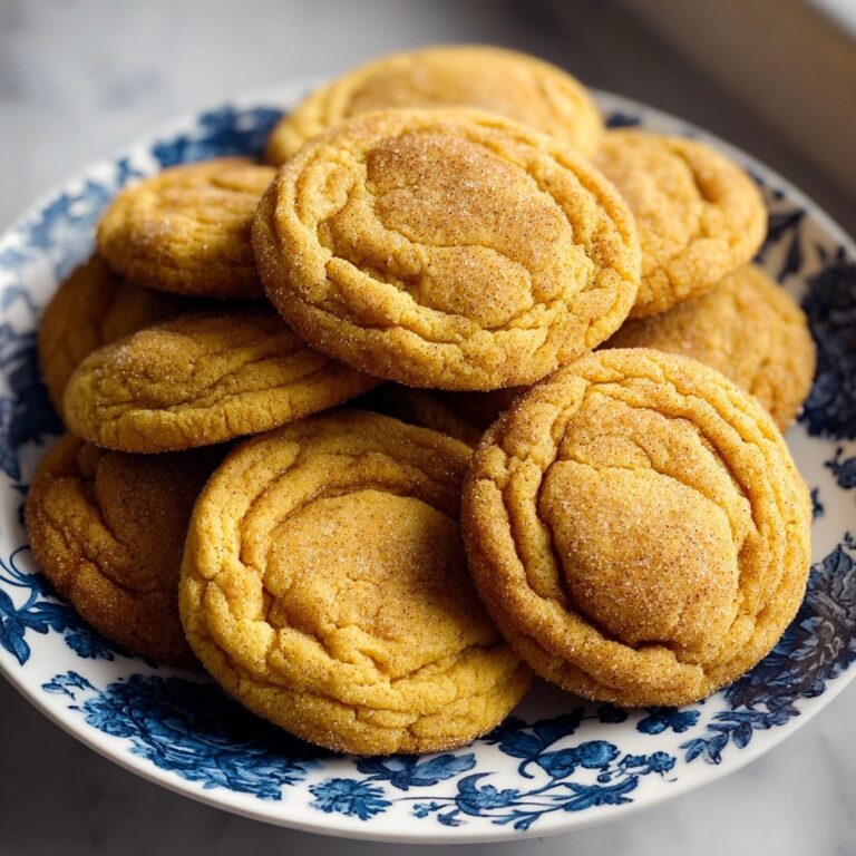 Chewy Pumpkin Snickerdoodle Cookies Recipe