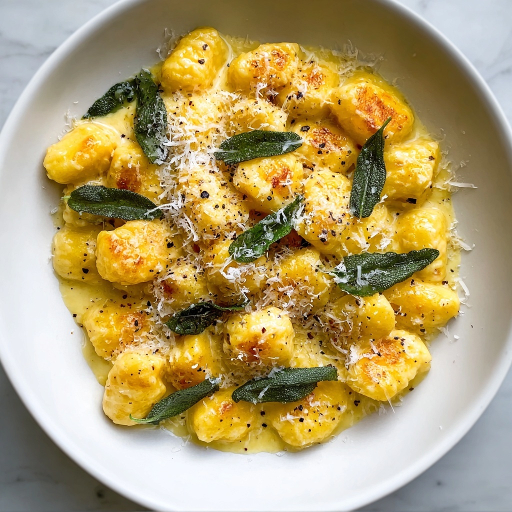 Creamy Pumpkin Gnocchi with Sage and Parmesan Recipe - Recipe Image