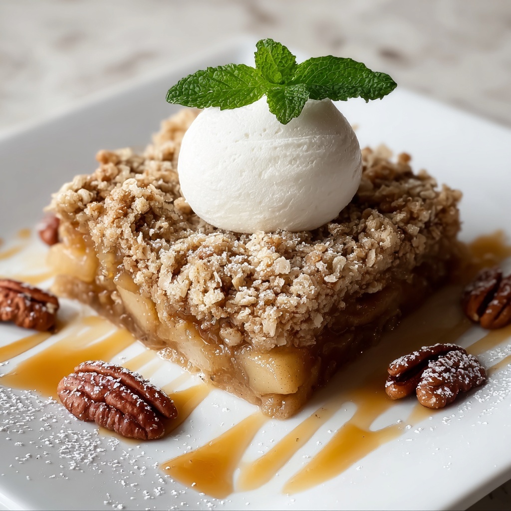 Apple Crisp Bars Recipe - Recipe Image