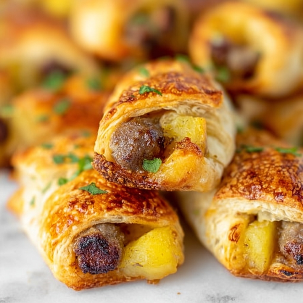 Sausage, Egg & Cheese Breakfast Puffs Recipe - Recipe Image