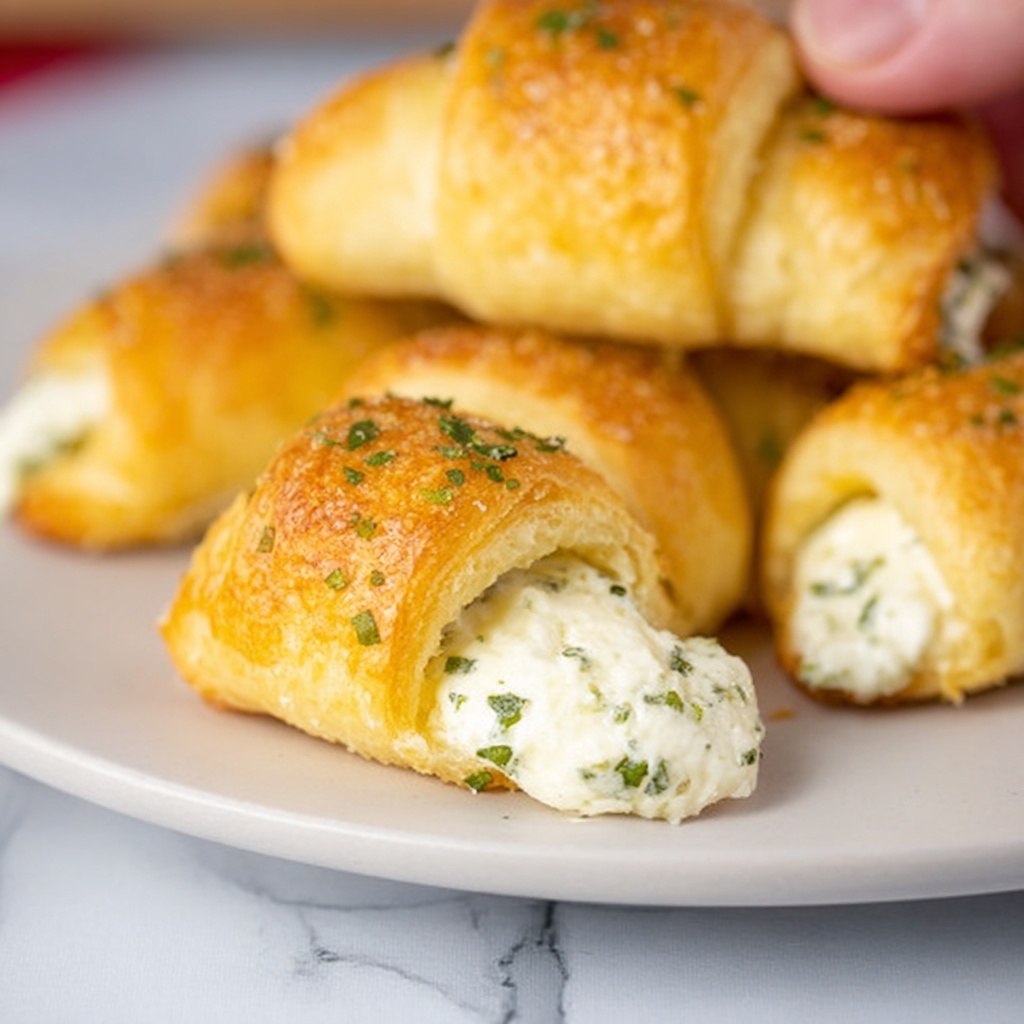 Cheesy Garlic Crescent Rolls Recipe - Recipe Image