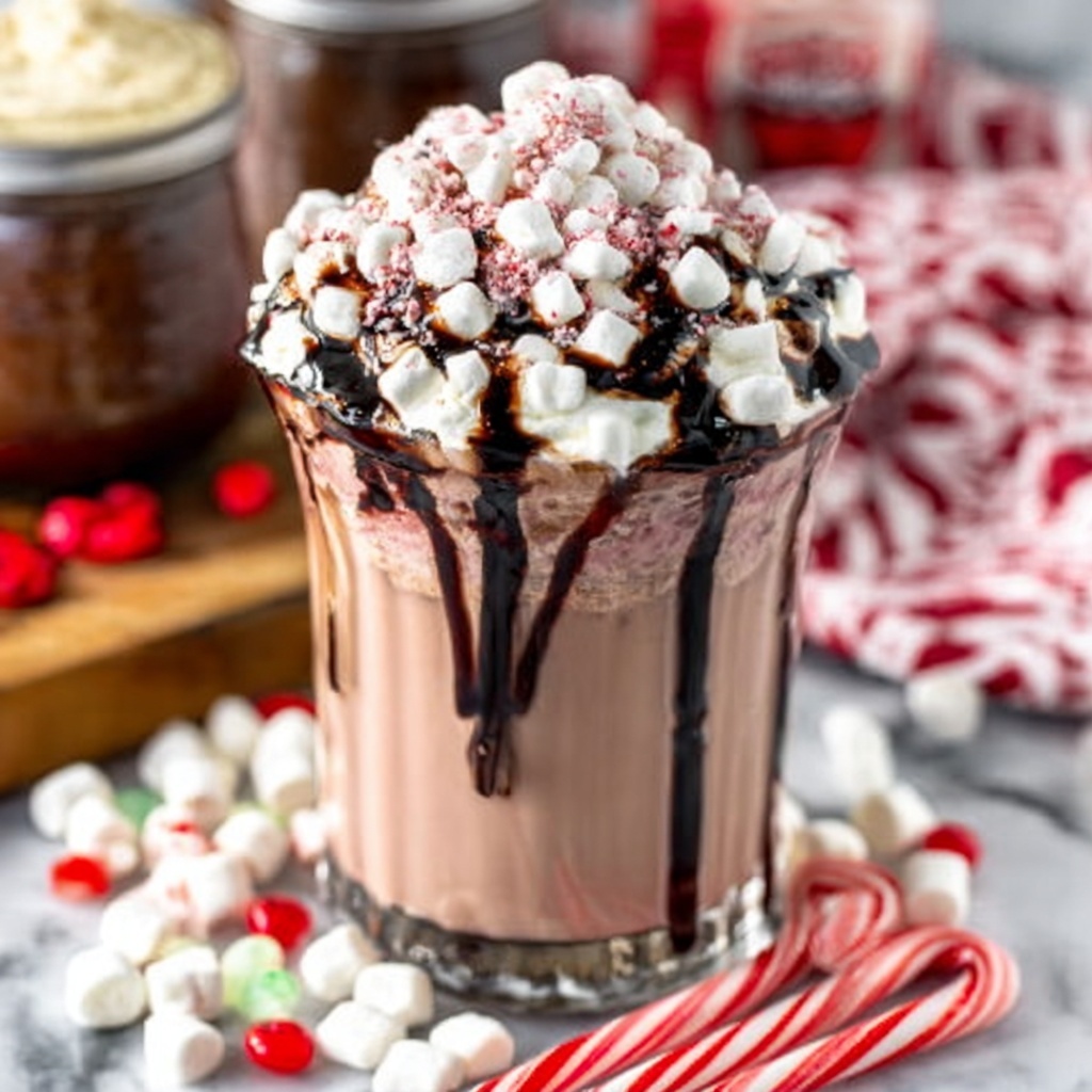 Homemade Peppermint Hot Chocolate Mix Recipe - Recipe Image