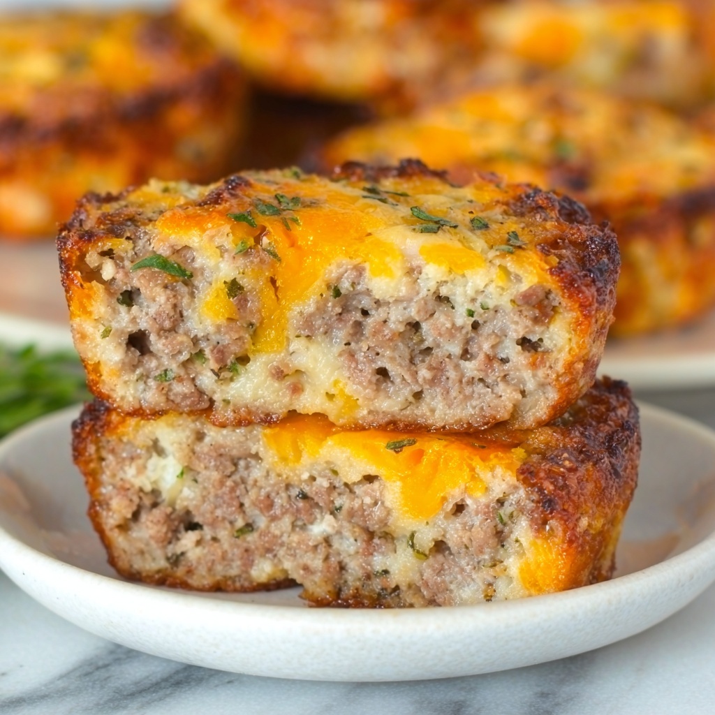 Sausage Hash Brown Breakfast Muffins Recipe - Recipe Image