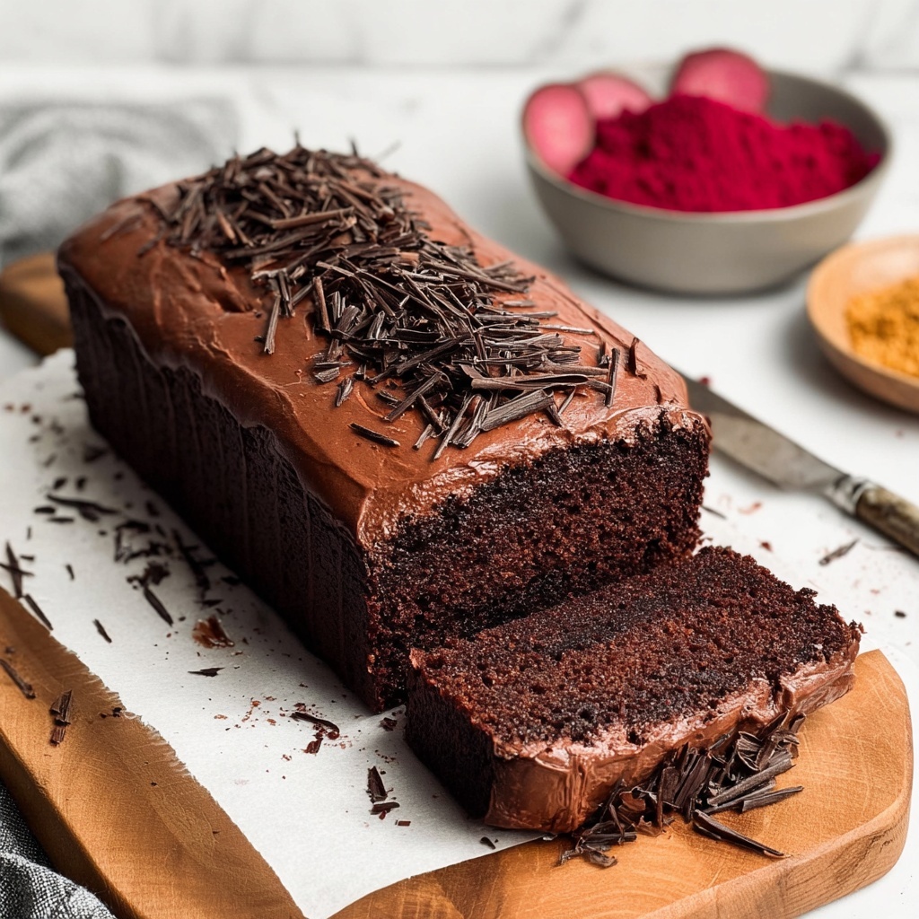 Vegan Beetroot Chocolate Cake Recipe - Recipe Image
