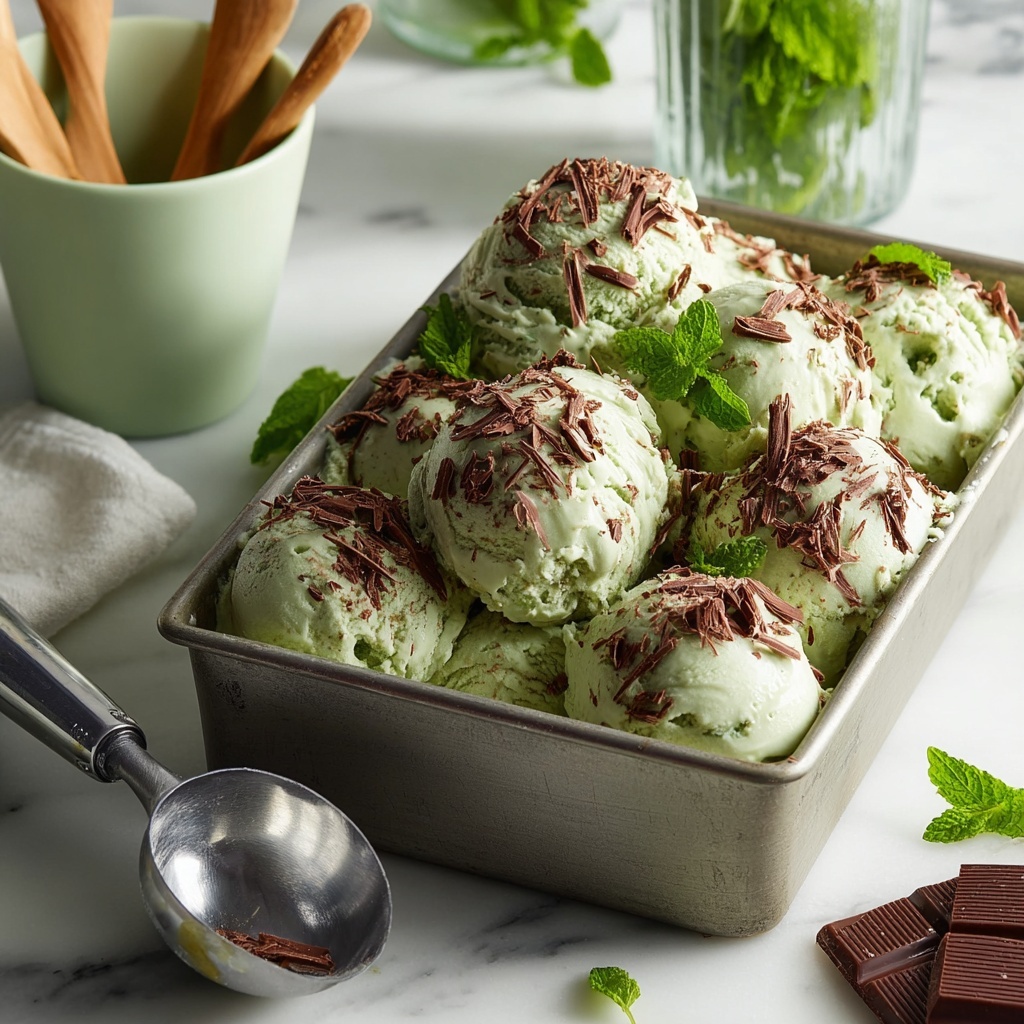 Vegan Mint Chocolate Chip Ice Cream Recipe - Recipe Image