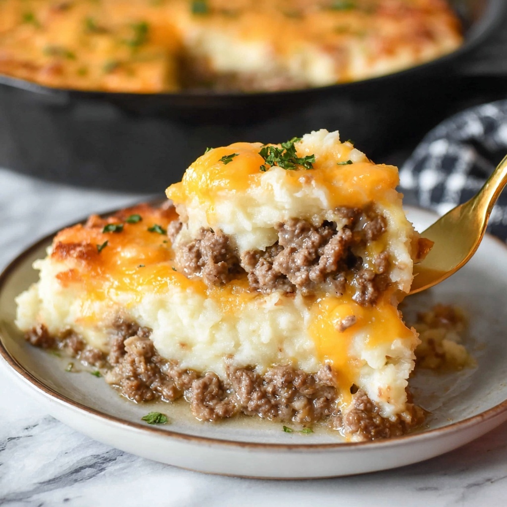 Cheddar Bay Ground Beef Cobbler Recipe - Recipe Image