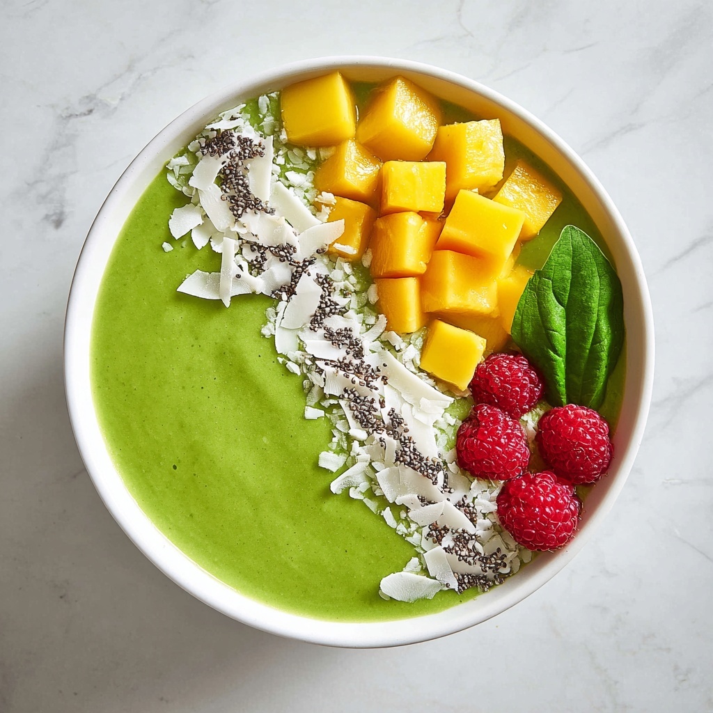 Green Mango Smoothie Bowl Recipe - Recipe Image