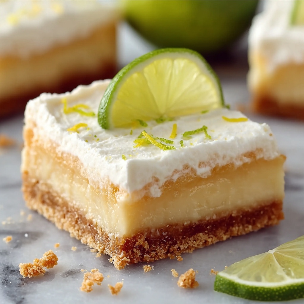 Easy Key Lime Pie Bars Recipe - Recipe Image
