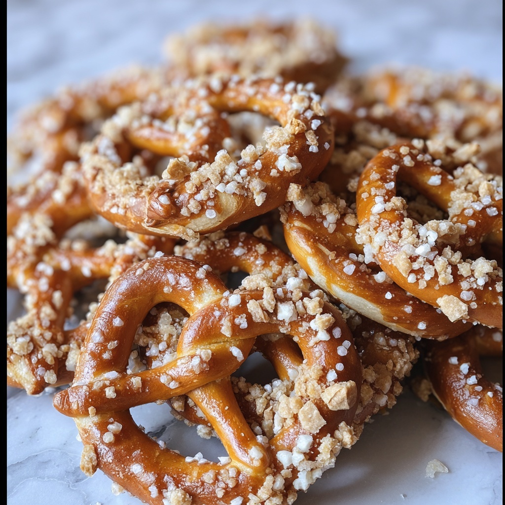 Butter Toffee Pretzels Recipe - Recipe Image