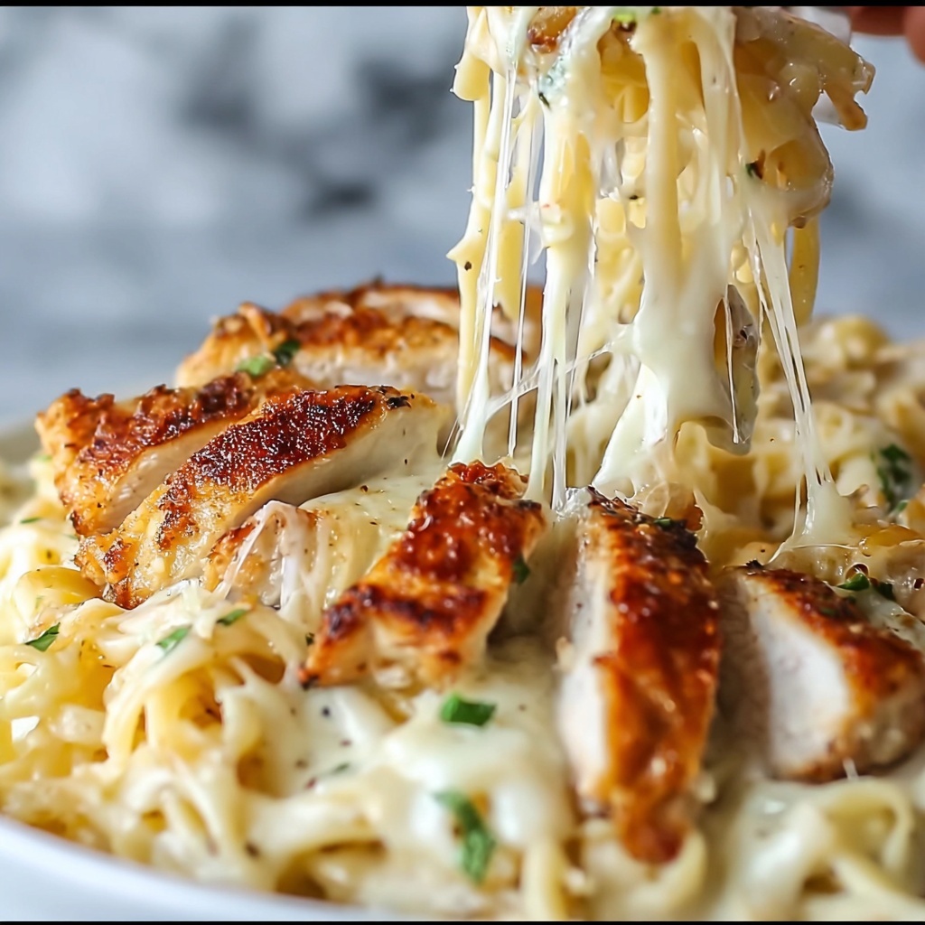 Garlic Parmesan Chicken Pasta Bake Recipe - Recipe Image