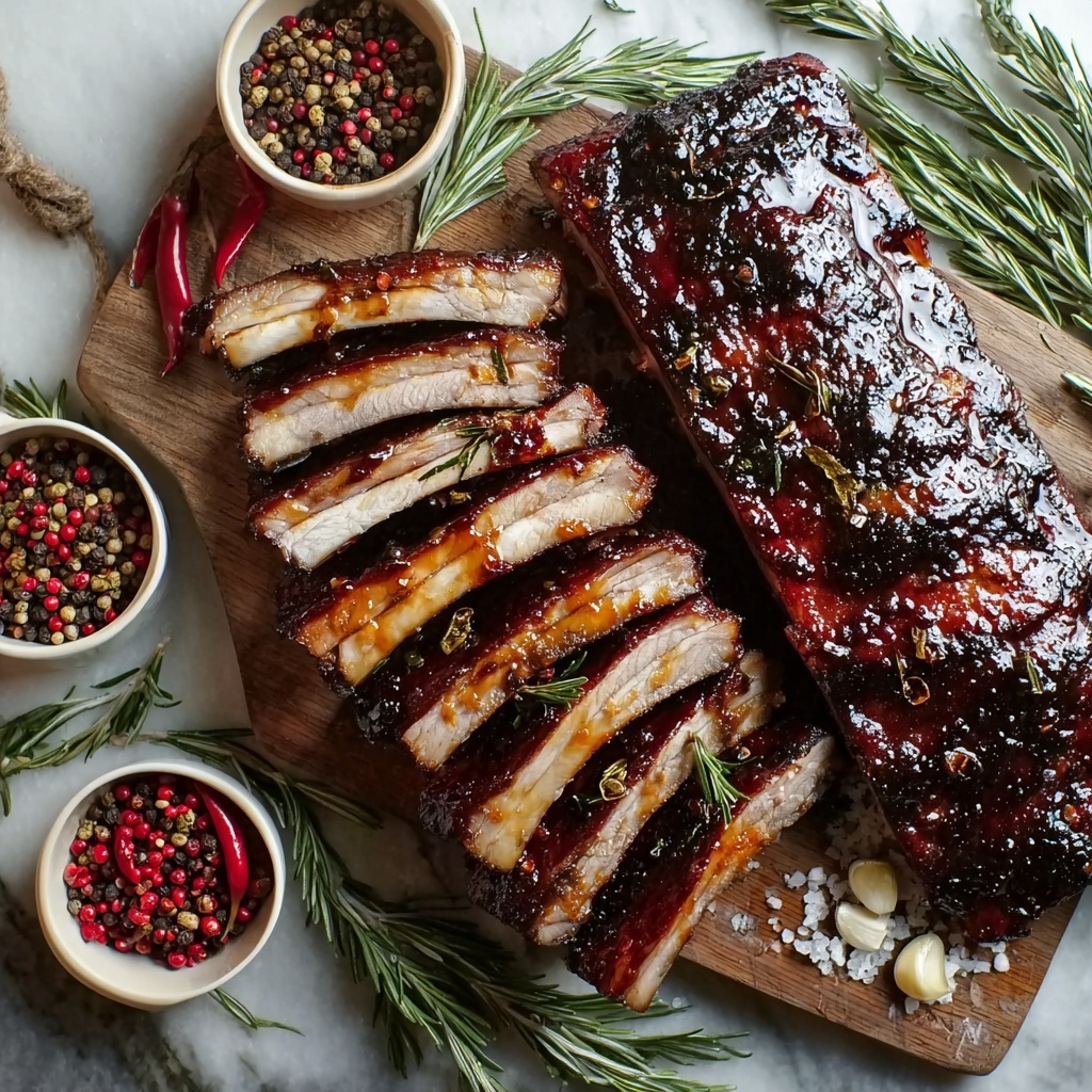 Slow-Roasted Baby Back Ribs with Homemade BBQ Sauce Recipe - Recipe Image