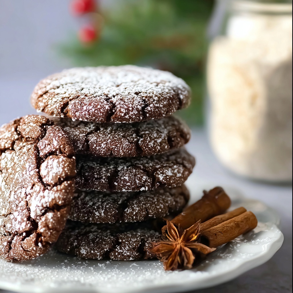 Chocolate-Cinnamon Sugar Cookies Recipe - Recipe Image