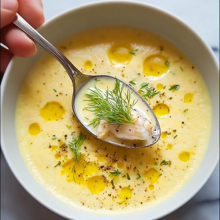 Easy Avgolemono Soup Recipe