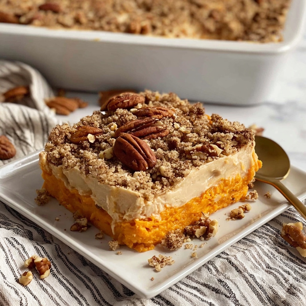 Sweet Potato Casserole with Pecan Topping Recipe - Recipe Image