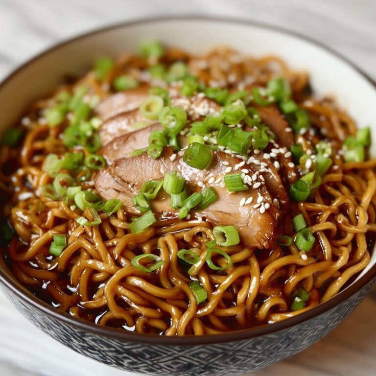 Easy Saucy Ramen Noodles Recipe