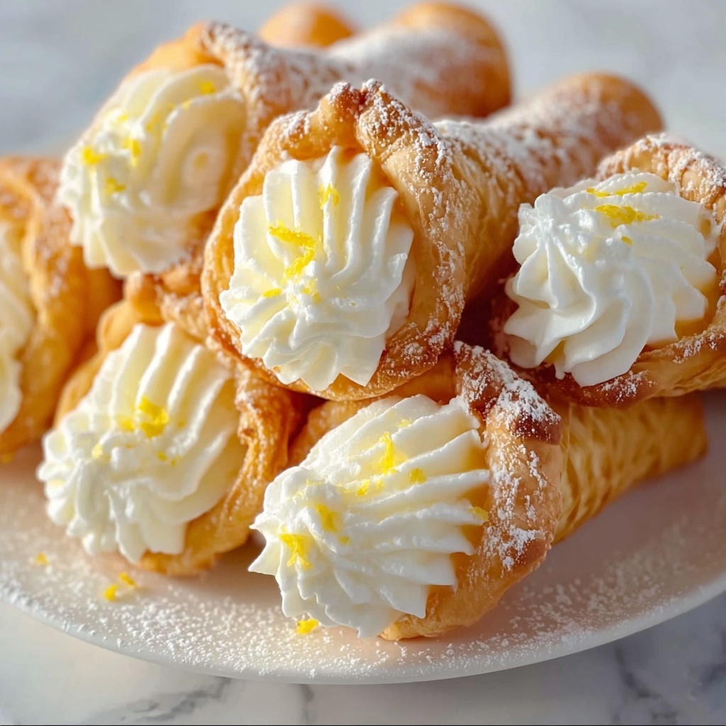 Lemon Meringue Pie Cannolis Recipe - Recipe Image