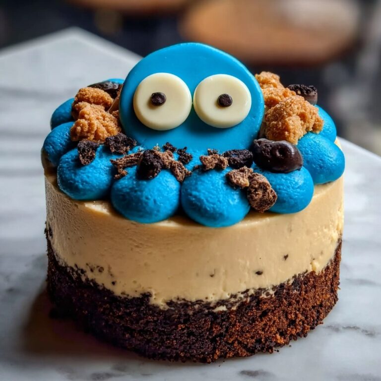 Cookie Monster Cheesecake Recipe