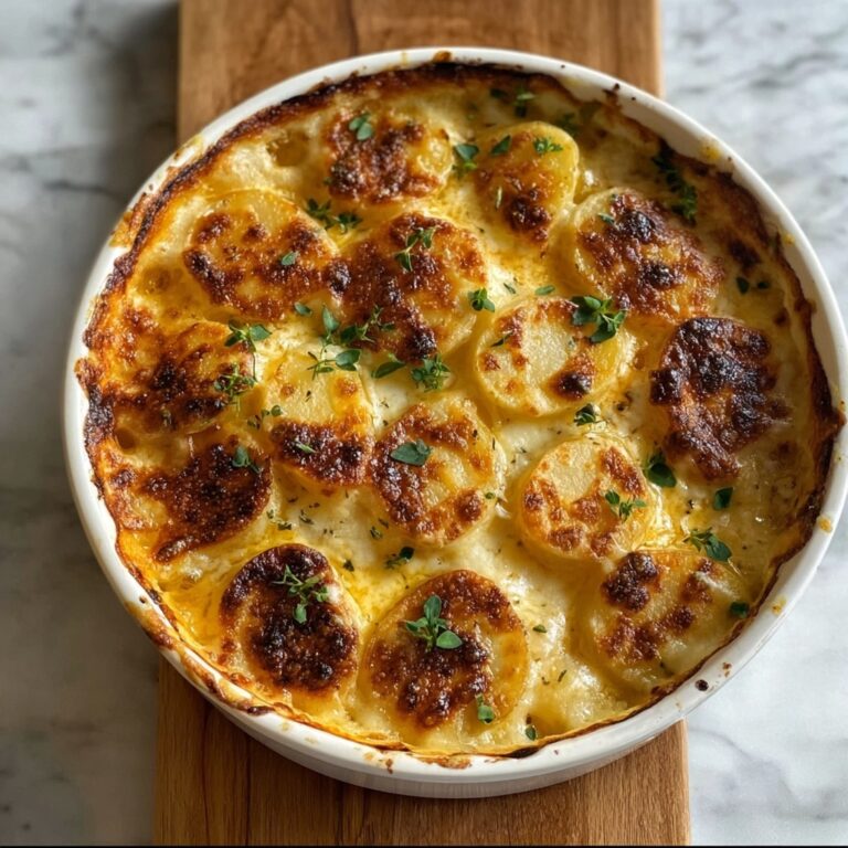 Creamy & Cheesy Au Gratin Potatoes Recipe