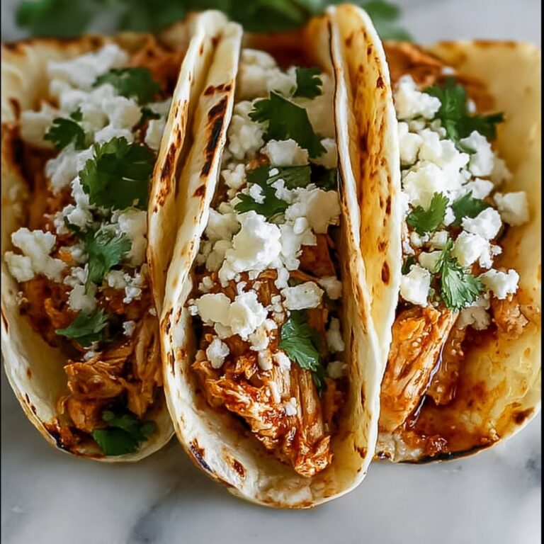 Slow Cooker Queso Chicken Tacos Recipe