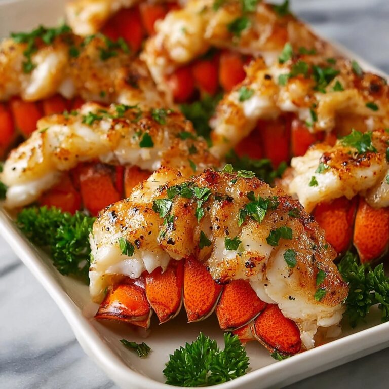Garlic Butter Baked Lobster Tails Recipe