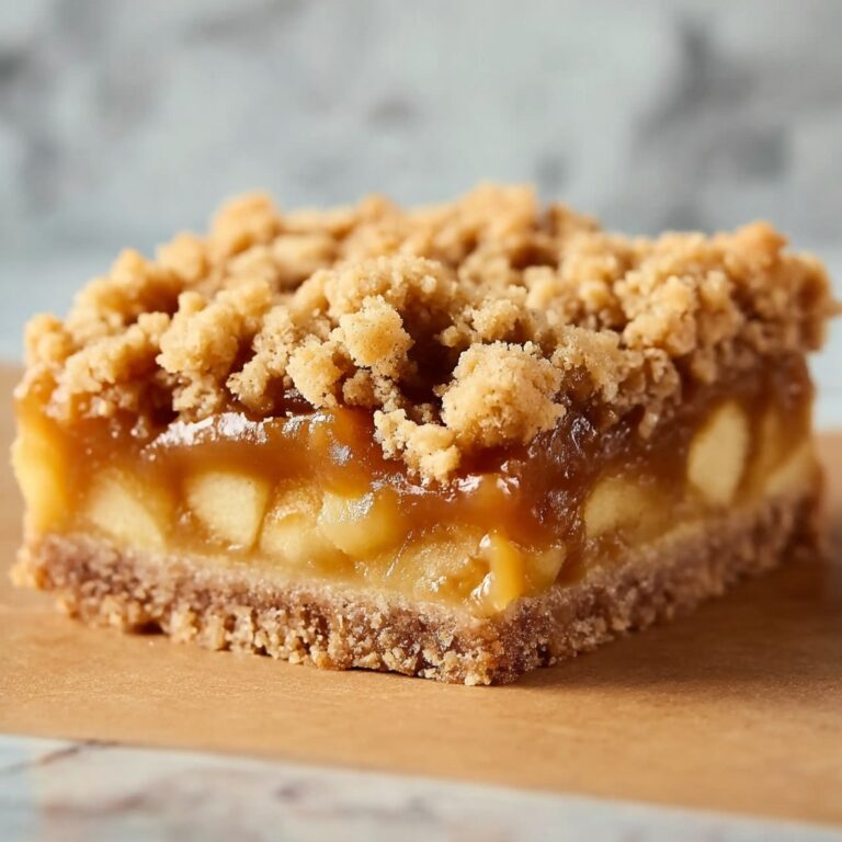 Salted Caramel Apple Crisp Bars Recipe