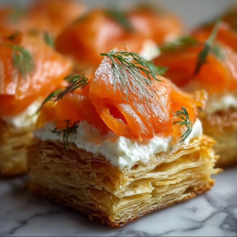 Hot Smoked Salmon and Dill Vol-au-Vents Recipe