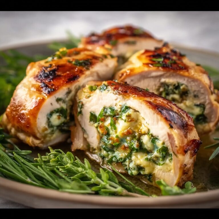 Stuffed Chicken Breasts with Mozzarella, Sun-Dried Tomatoes, and Spinach Recipe