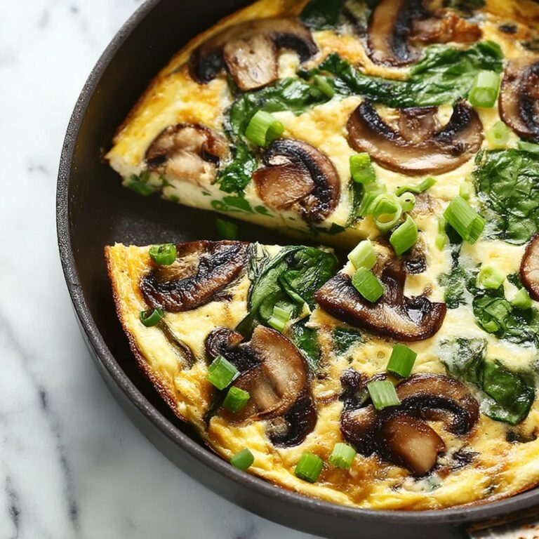 Mushroom and Spinach Frittata Recipe