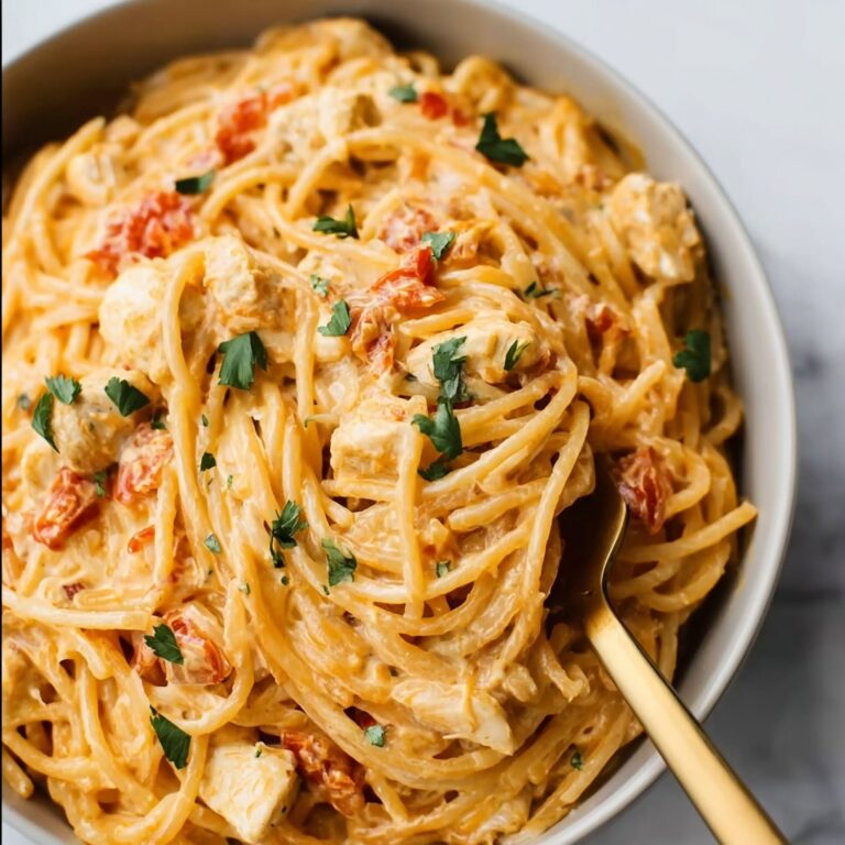 Cheesy Spaghetti Chicken Casserole Recipe