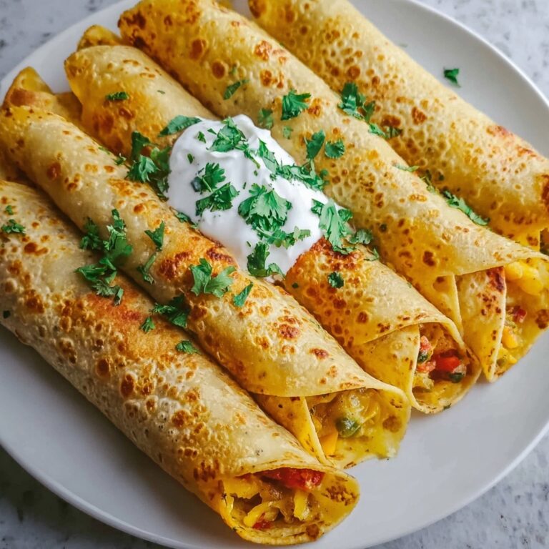 Chicken Flautas with Spicy Fideo Noodles Recipe