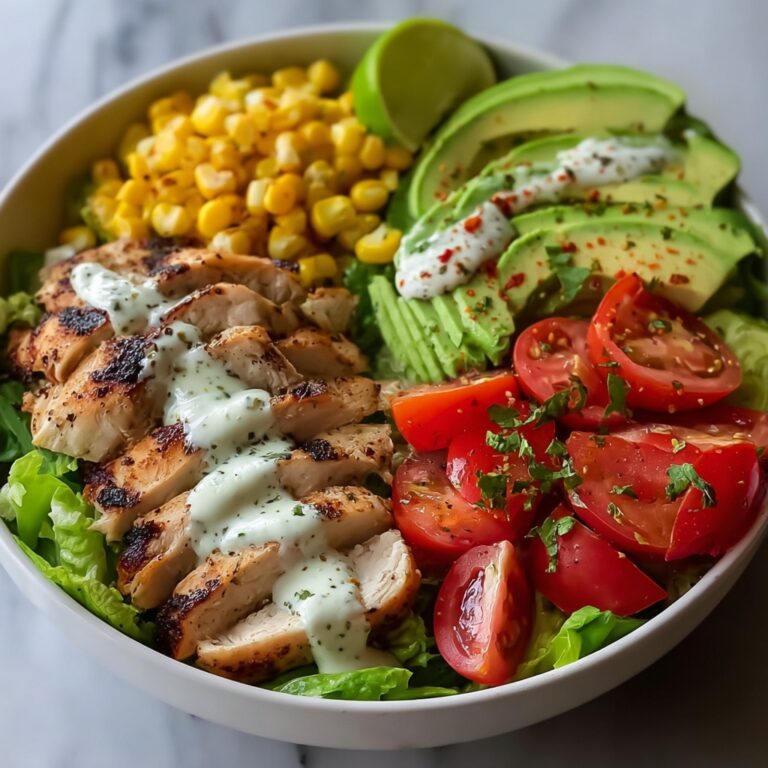 Grilled Chicken & Avocado Salad Bowl Recipe