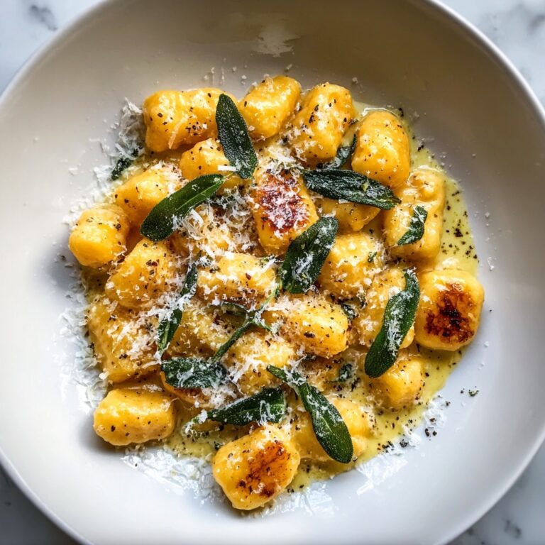 Creamy Pumpkin Gnocchi with Sage and Parmesan Recipe