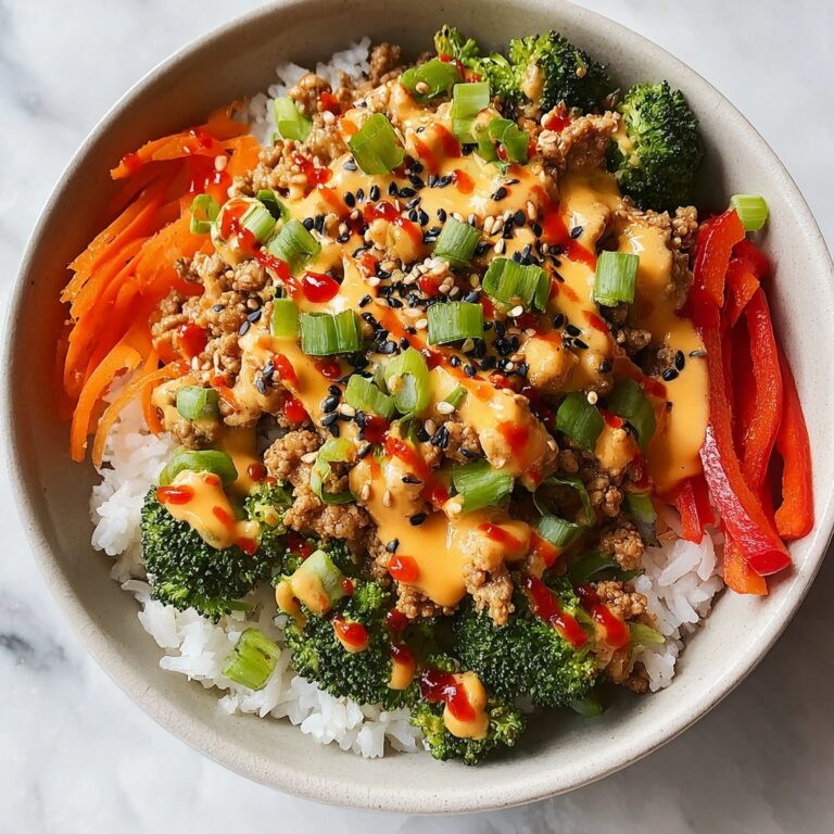 Bang Bang Ground Turkey Rice Bowls Recipe